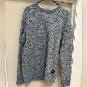 Scotch & Soda Men's Crewneck Sweater in Blue and Gray